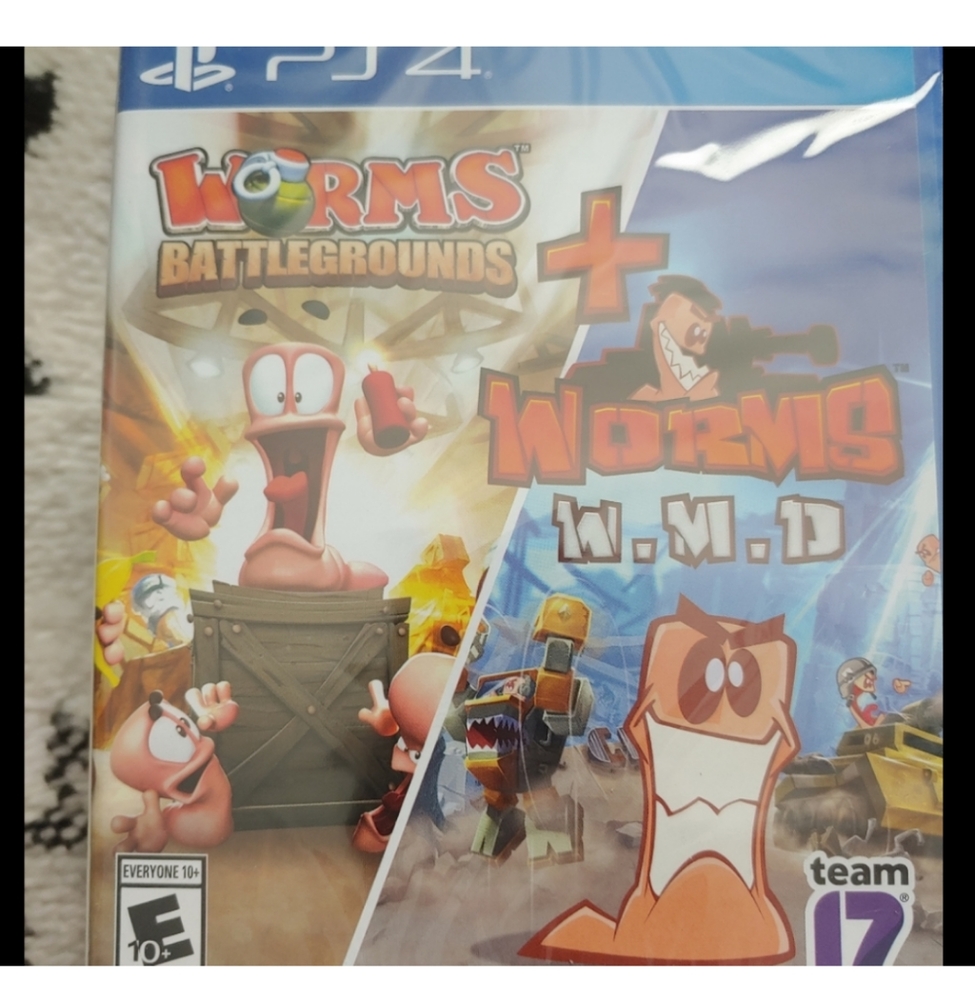 Worms Battleground + Worms W.M.D PS4 BRAND NEW